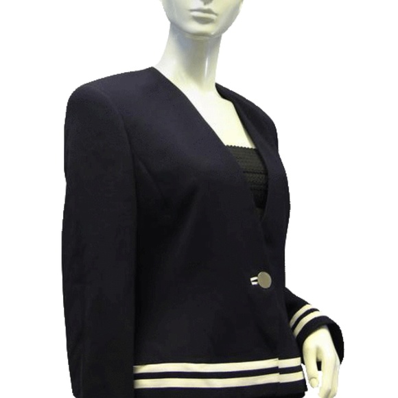 Ellen Tracy Jackets & Blazers - Ellen Tracy Navy Blue Sailor Jacket (SKU 0…